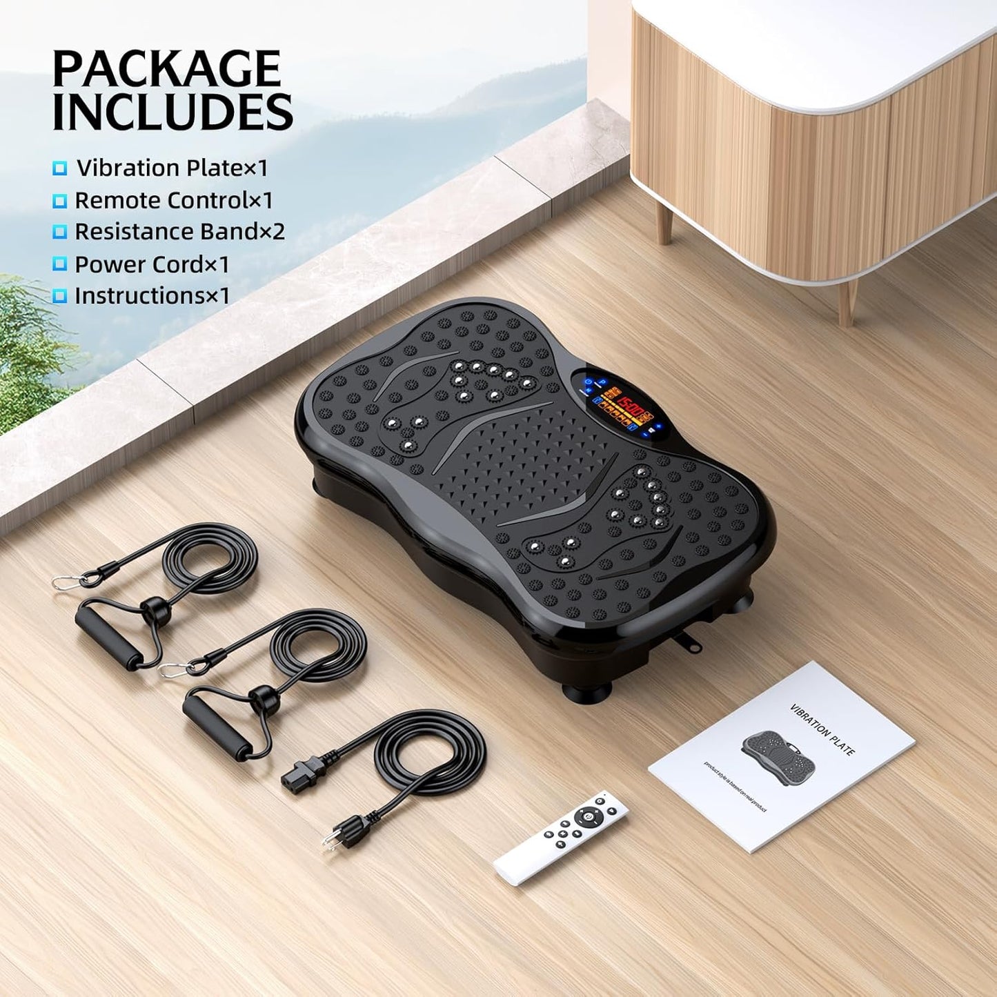 SOBO vibration plate For Weight Loss Fitness vibration platform Vibration Plate Exercise Machine,Whole Body Vibration Plate Machine Vibration Plate - 1 YEARS Warranty