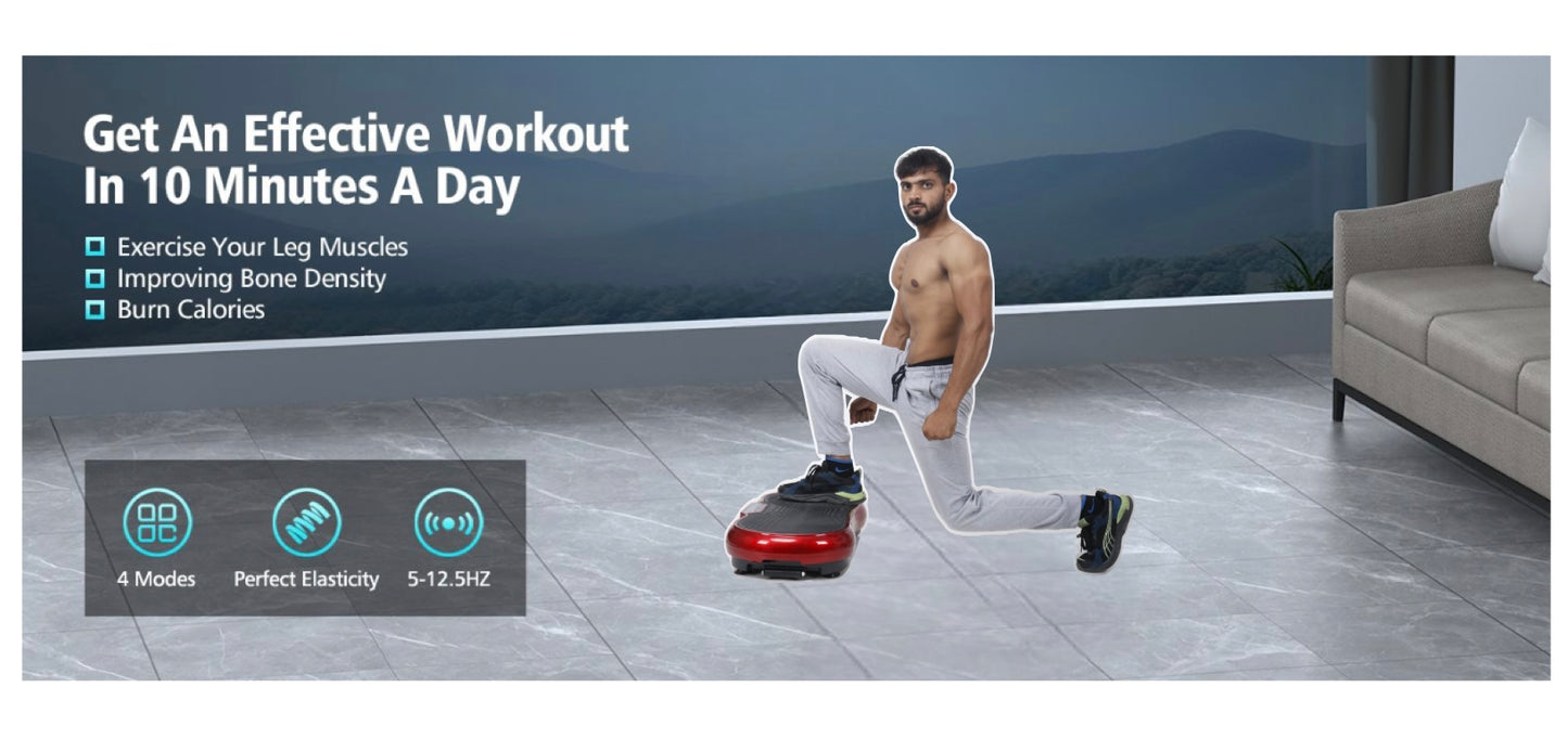 SOBO vibration plate For Weight Loss Fitness vibration platform Vibration Plate Exercise Machine,Whole Body Vibration Plate Machine Vibration Plate - 1 YEARS Warranty